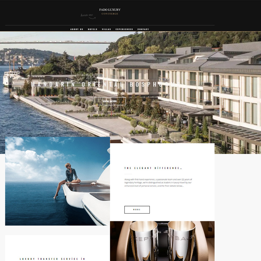 Fado Luxury: VIP Transfer Website Project