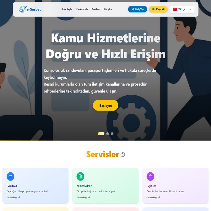 e-Gurbet SaaS Programı